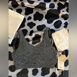 Buffbunny Monarch Sports Bra - Black Bossy Print - XL - NWT
